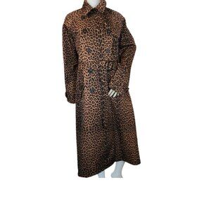 Rebecca Minkoff Leopard Print Trench Coat NWT